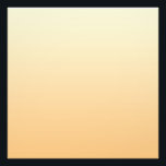 Yellow and Peach Colour Gradient Photo Print<br><div class="desc">Yellow and peach gradient.</div>