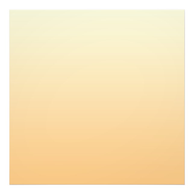 Yellow and Peach Colour Gradient Photo Print (Front)