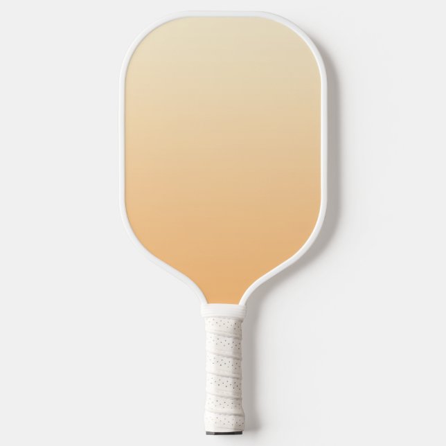 Yellow and Peach Colour Gradient Pickleball Paddle (Front)