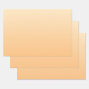 Yellow and Peach Colour Gradient Wrapping Paper Sheet