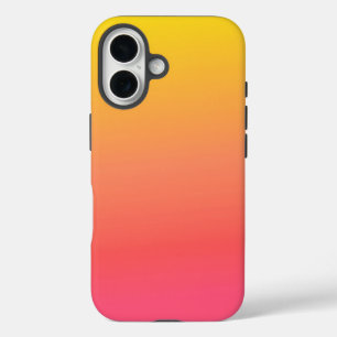 Yellow and Pink Gradient iPhone 16 Case