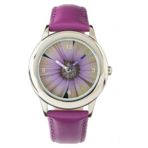 Yellow and Purple Daisy Flower Watch