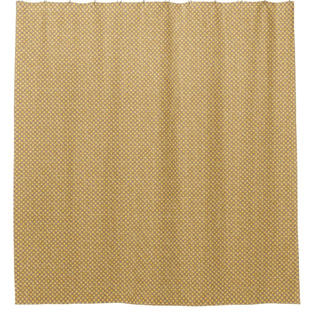 Yellow and Purple Shower Curtain (Front)