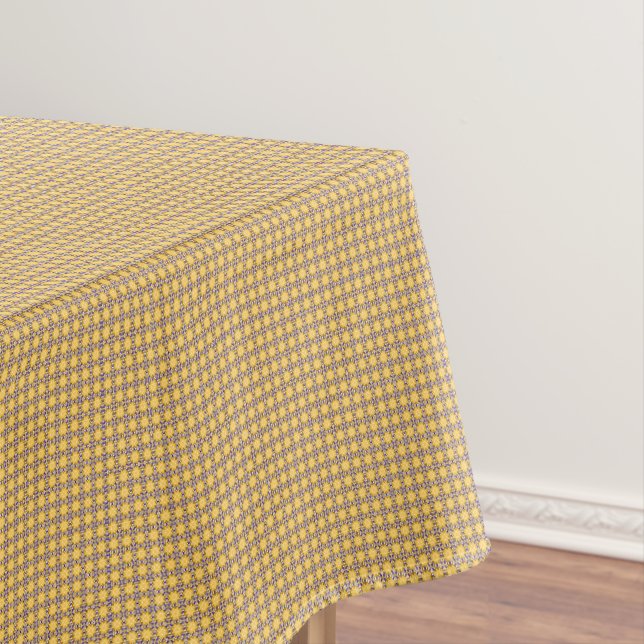Yellow and Purple Tablecloth (In Situ)