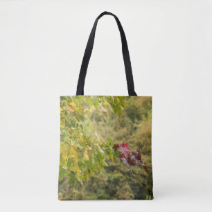 Yellow and red leaves Tote Bag