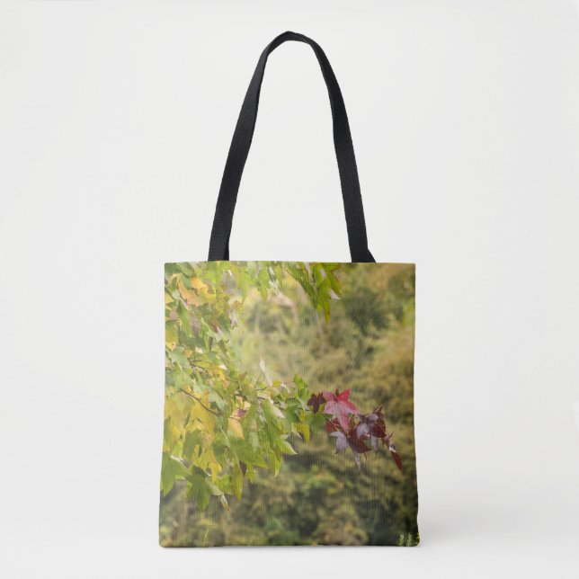 Yellow and red leaves Tote Bag (Front)