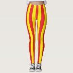 Yellow and Red Vertical Stripes Leggings<br><div class="desc">This design is available on more products! Click the ‘Available On’ Link on this Product page to see them all!
Be sure to check out all other options to customise your selection!
Thanks for looking!</div>