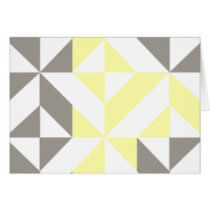 Yellow and Silver Geometric ZigZag