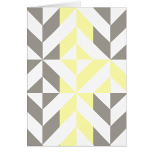 Yellow and Silver Geometric ZigZag