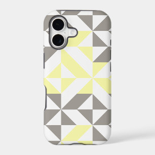 Yellow and Silver Geometric ZigZag