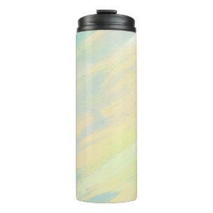 Yellow And Teal Fun Thermal Tumbler
