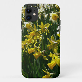 Yellow and White Daffodils Spring Flowers iPhone 11 Case
