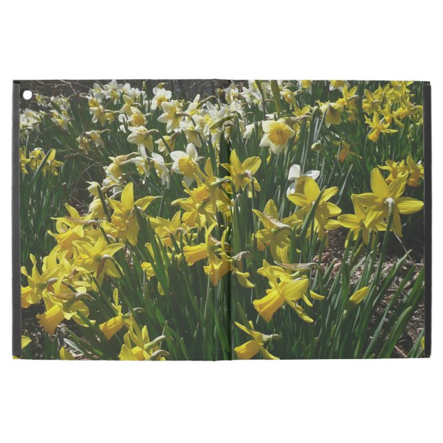 Yellow and White Daffodils Spring Flowers iPad Pro 12.9" Case (Outside)