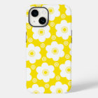 Yellow and White Daisies and Polka Dots