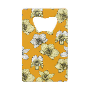 Yellow and white orchid flowers