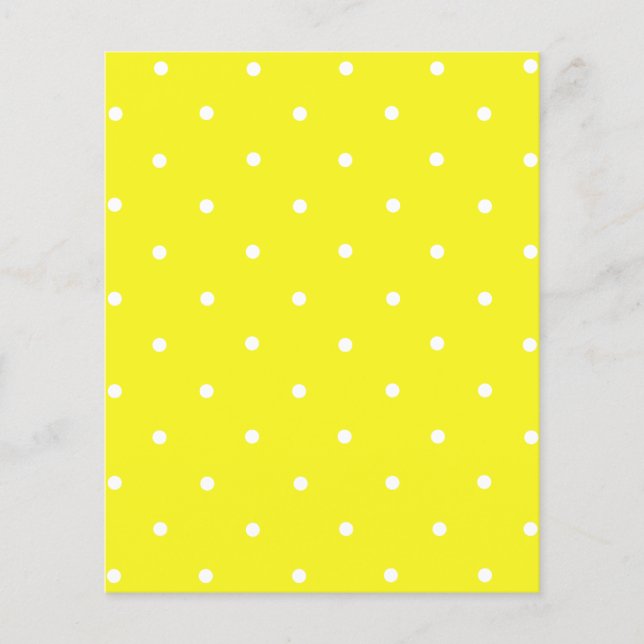 Yellow and white polka dots (Front)