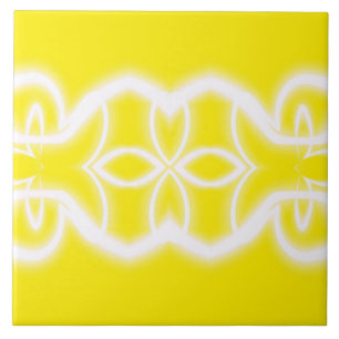 yellow and white sunshine on tile