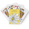 Yellow and White Whimsical Daisy with Custom Text