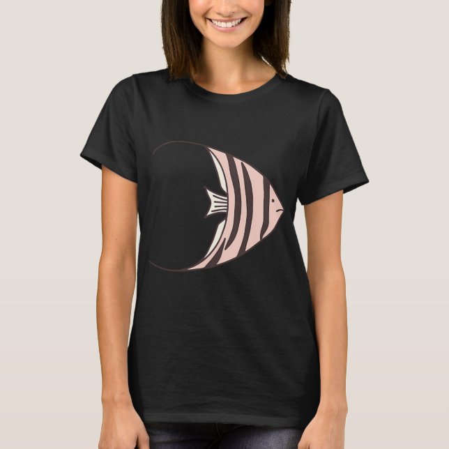 Yellow Angel Fish T-Shirt (Front)