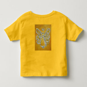 Yellow Angel Painting T-shirt (Image on Back)