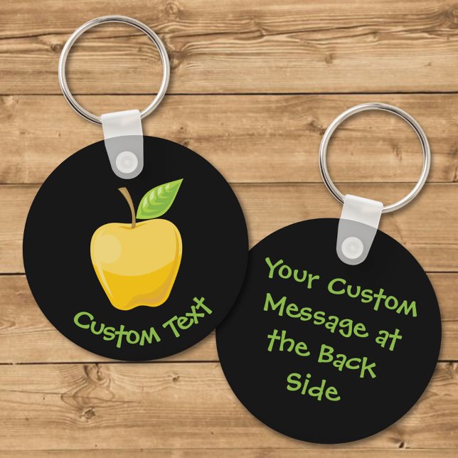 Yellow Apple Keychain (Creator Uploaded)