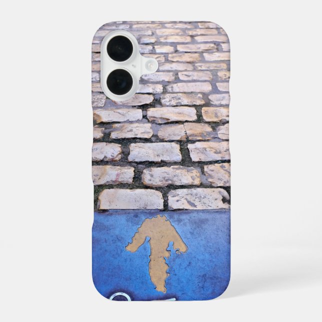 Yellow arrow iPhone 16 case (Back)