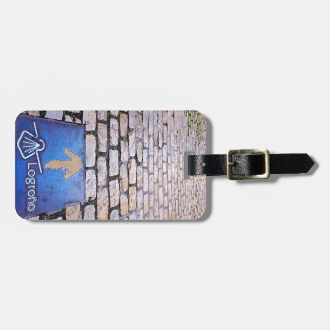 Yellow arrow luggage tag (Front Horizontal)