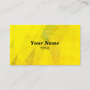 Yellow art background business card