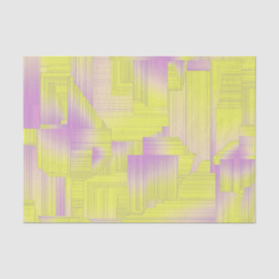 Yellow Art Deco Tissue Paper