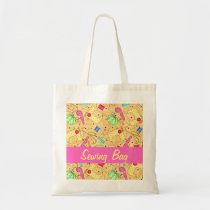 Yellow Art Sewing Bag Custom Personalised