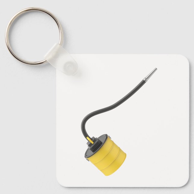 Yellow ash vacuum cleaner key ring (Front)