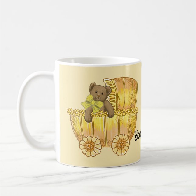 Yellow Baby Buggy  mug  (Left)