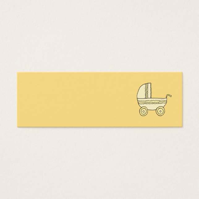 Yellow Baby Pram. (Front)