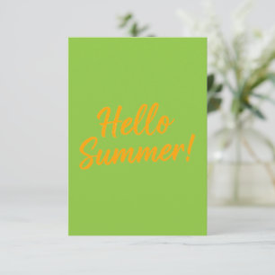 Yellow Background for Modern Design Minimalist Enclosure Card