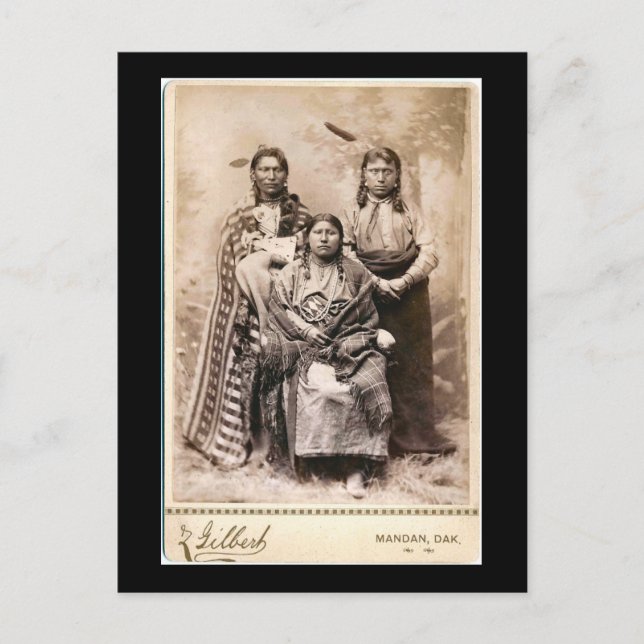 Yellow Badger, TheYoungest, High Cheek Bone1880 Postcard (Front)