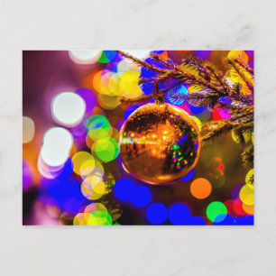 Yellow Ball, Shining Lights Postcard