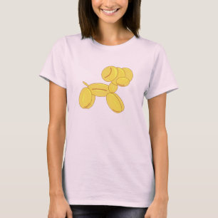 Yellow Balloon Dog Graphic – Pop Art Party Animal  T-Shirt