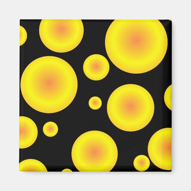 Yellow Balls Magnet (Front)
