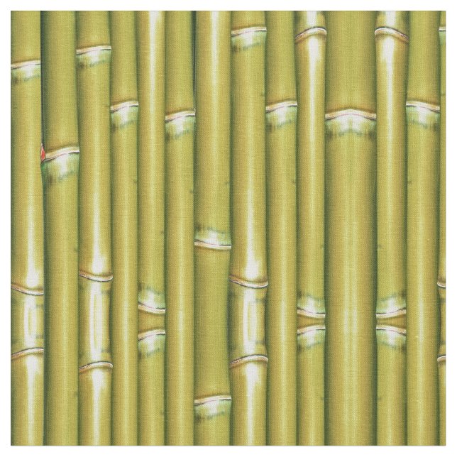 Yellow Bamboo Custom Fabric (Close Up)