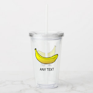 Yellow Banana Acrylic Tumbler