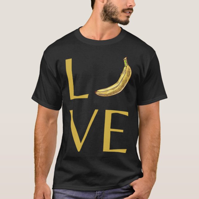 Yellow Banana Love T-Shirt (Front)