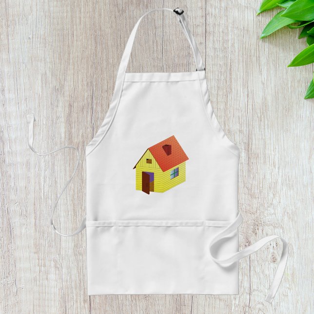 Yellow Barn House Standard Apron (Creator Uploaded)