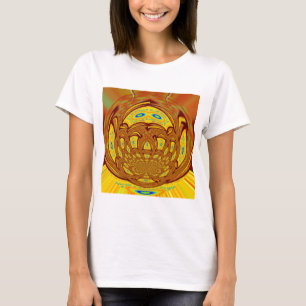 Yellow Baseball Glove: A Retro Look T-Shirt