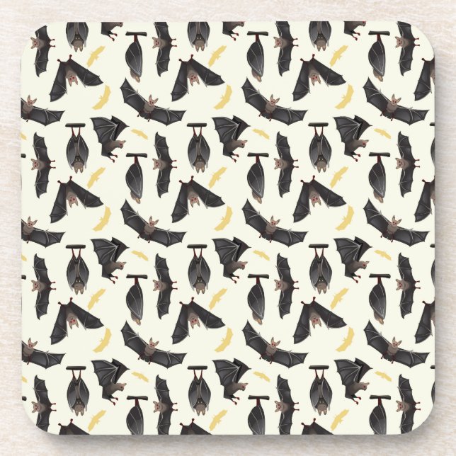 yellow bats coaster (Front)