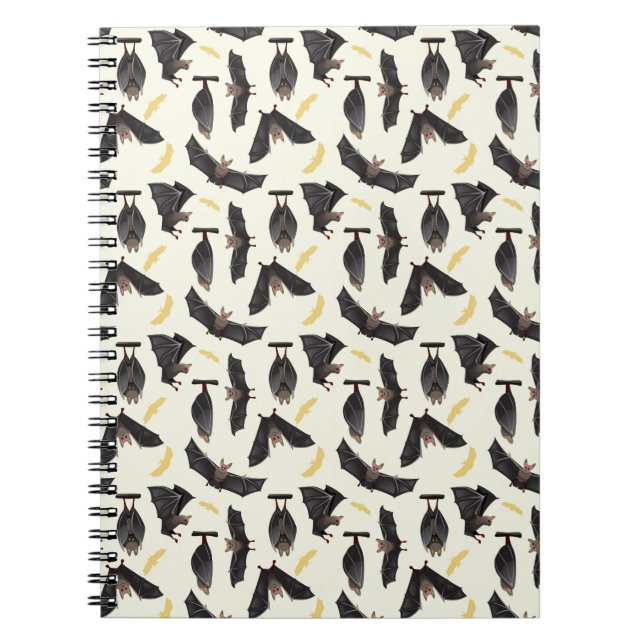 yellow bats spiral notebook (Front)