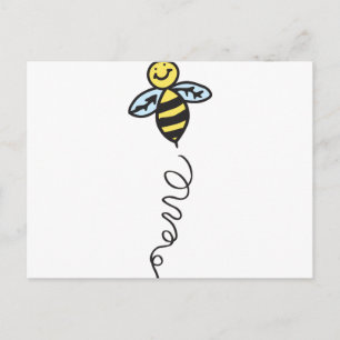 Yellow Bee Postcard