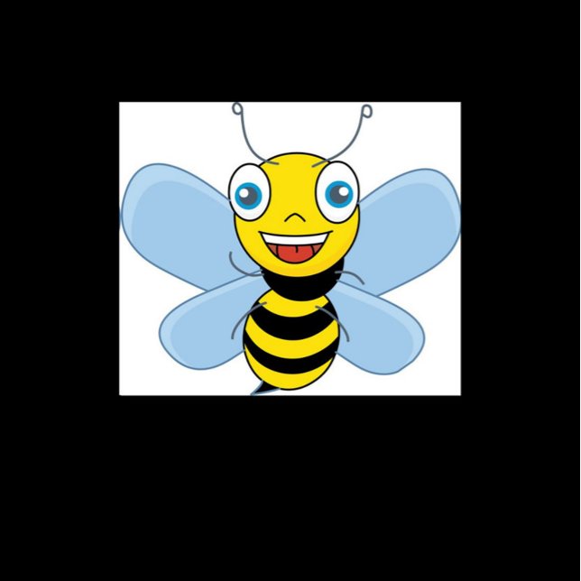 Yellow Bee T-Shirt (Cute Clip Art Bummble Bee T- Shirts!)