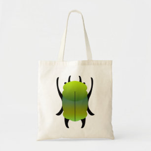Yellow beetle tote bag