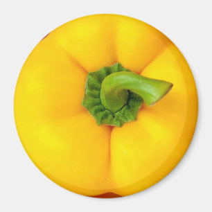 Yellow Bell Pepper Refrigerator Magnet