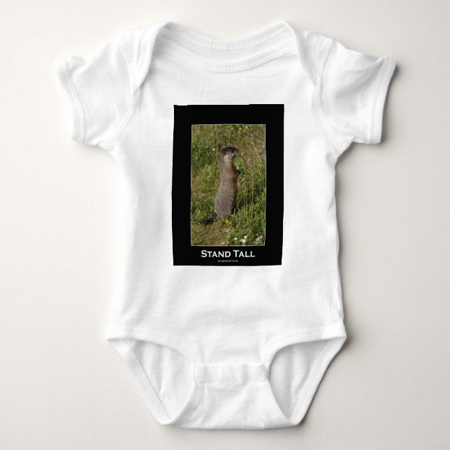 Yellow-Bellied Marmot Gifts Baby Bodysuit (Front)